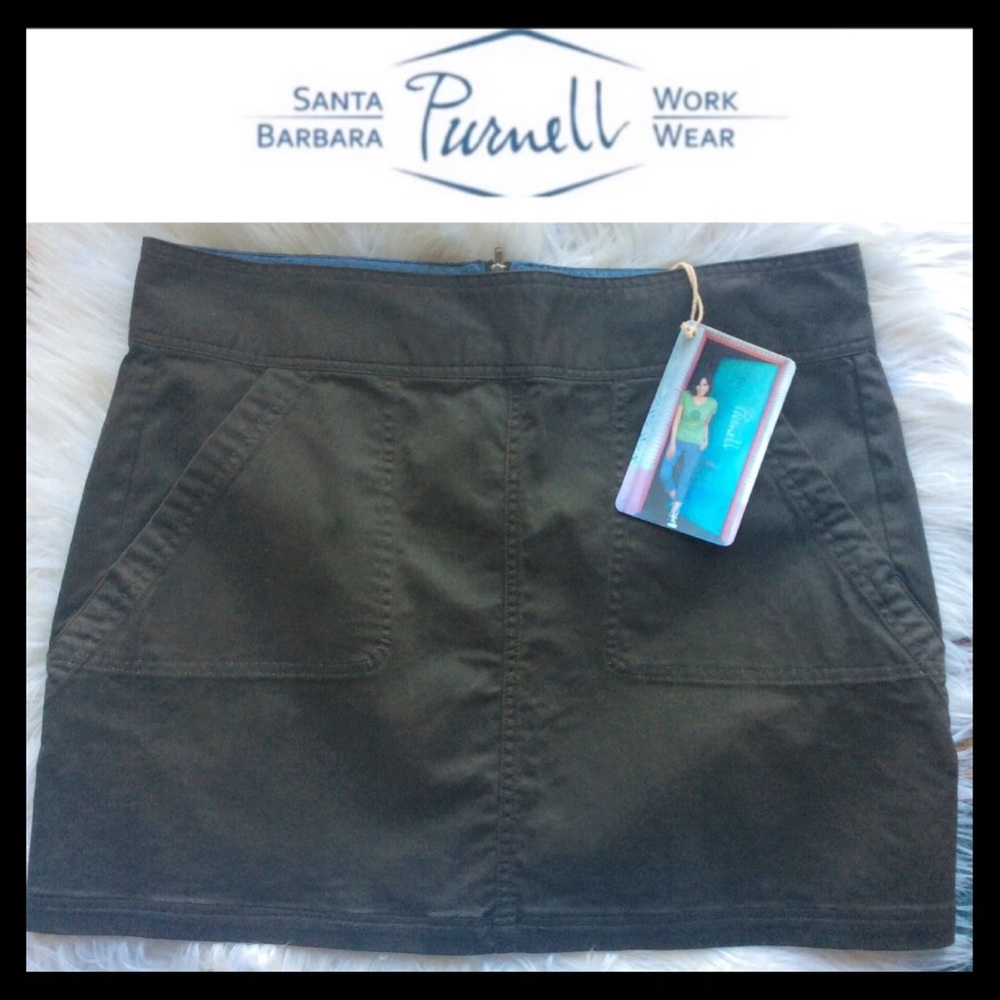 NWT Purnell Vintage Twill Skirt
